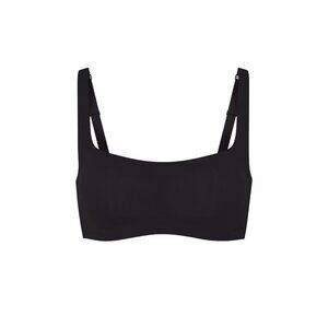 SKIMS ONXY NAKED SCOOP NECK WIRELESS TANK BRALETTE | SIZE L | MSRP $44 | NWT